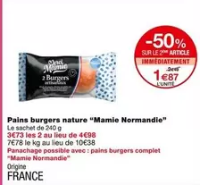 Mamie Normandie - Pains Burgers Nature