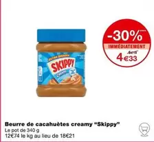 Skippy - Beurre De Cacahuètes Creamy