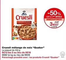 Quaker - Cruesli Mélange De Noix