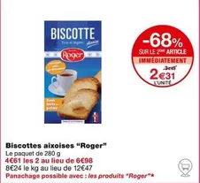 Roger - Biscottes Aixoises