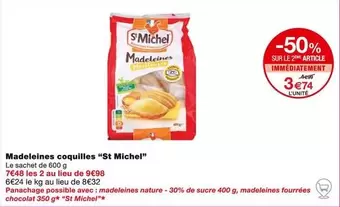 St michel - Madeleines Coquilles