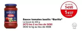 Barilla - Sauce Tomates Basilic