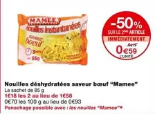 Mamee - Nouilles Déshydratées Saveur Bœuf