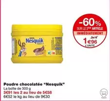 Nestlé - Poudre Chocolatée