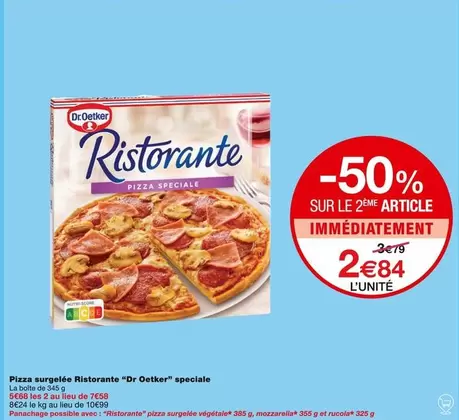 Dr. Oetker - Pizza Surgelée Ristorante Speciale