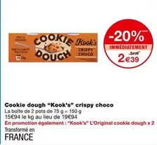 kook'S  - Cookie Dough Crispy Choco