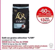 L'Or - Café En Grains Sélection