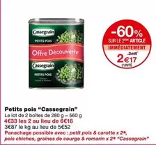 Cassegrain - Petits Pois