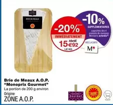 Monoprix Gourmet - Brie De Meaux A.O.P.