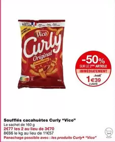 Vico - Soufflés Cacahuètes Curly