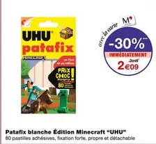 Uhu - Patafix Blanche Edition Minecraft