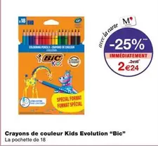 BIC - Crayons De Couleur Kids Evolution