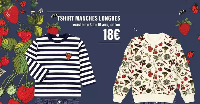 Tshirt Manches Longues