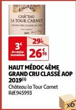 Château La Tour Carnet 2019 - Haut Médoc 4ème Grand Cru Classé AOP