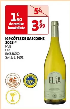 Elia - IGP Cotes De Gascogne 2023