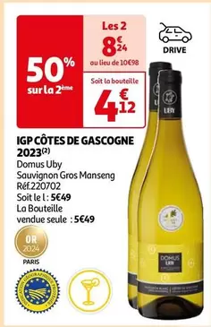 Domus Uby - IGP Cotes De Gascogne 2023