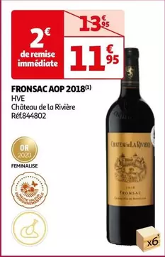  Château De La Rivière - Fronsac AOP 2018