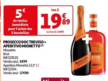 Mionetto - Prosecco Doc Treviso + Aperitivo