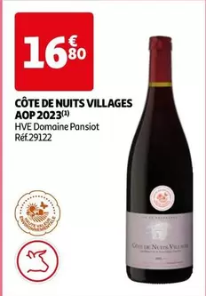 Domaine Pansiot - COTE DE NUITS VILLAGES AOP 2023