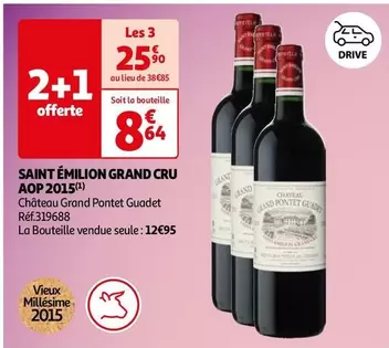 Château Grand Pontet Guadet - Saint Émilion Grand Cru AOP 2015