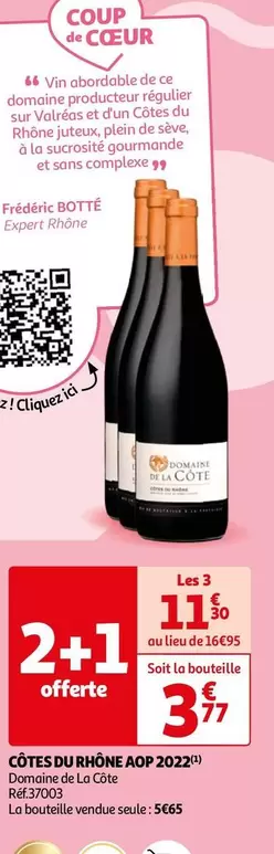 Domaine Se La Cote - Côtes Du Rhône Aop 2022