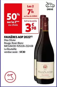 Mas Olivier - Faugères AOP 2022