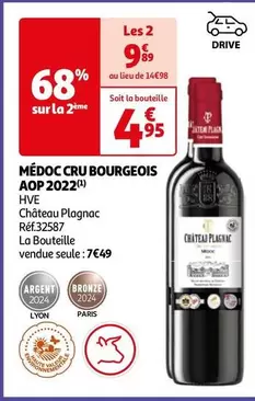 Château Plagnac - Medoc Cru Bourgeois AOP 2022