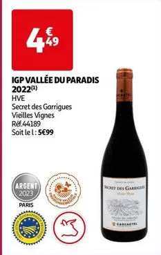 Secret Des Garrigues - IGP Vallée Du Paradis 2022