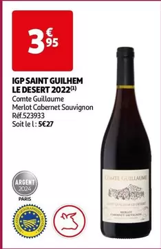 Les Coteaux Du Pic - IGP Saint Guilhem Le Dessert 2022 : Vin d'exception avec une promotion à ne pas manquer