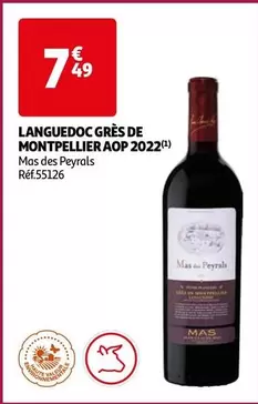 Jean Claude Mas - Languedoc Grès de Montpellier AOP 2022 : un vin authentique à découvrir