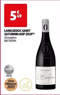 Languedoc Saint Saturnin AOP 2019