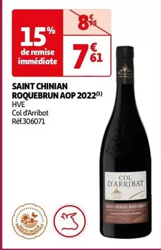 Saint Chinian Roquebrun AOP 2022