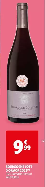 Domaine Bourgogne - Bourgogne Cote D'or AOP 2022