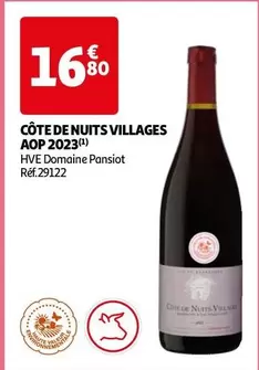 Domaine Pansiot - Cote De Nuits Villages AOP 2023