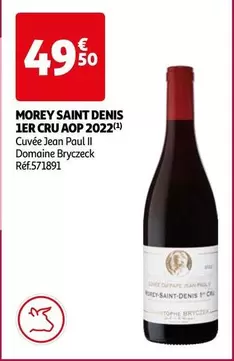 Domaine Bryczeck - Morey Saint Denis 1Er Cru AOP 2022 : Vin rouge d'exception, 1er Cru de Bourgogne à découvrir