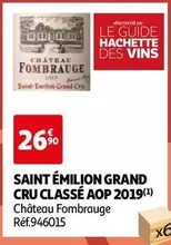 Château Fombrauge 2019 - Saint Emilion Grand Cru Classe AOP