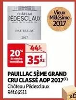 Château Pédesclaux 2017 - Pauillac 5ème Grand Cru Classé AOP