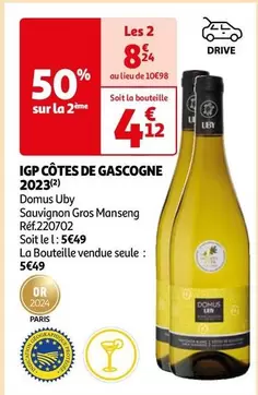 Domus Uby - IGP Côtes De Gascogne 2023