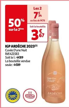 Vignerons Ardéchois - IGP Ardeche 2023