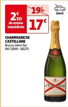 De Castellane - Champagne  offre à 17€ sur Auchan Hypermarché