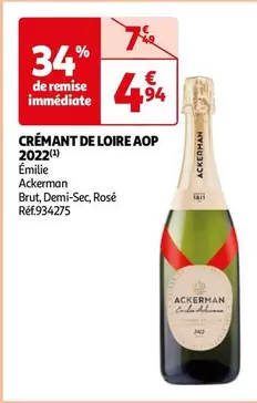 Ackerman - Crémant De Loire AOP 2022