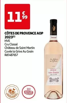 Château De Saint Martin - Côtes De Provence AOP 2023 : Vin élégant et raffiné, idéal pour vos moments de convivialité.