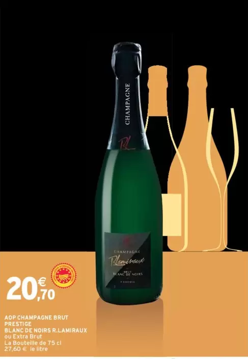 Brut - Flammaux - Aop Champagne  Plate De Noir offre à 20,7€ sur Intermarché