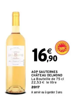 Aop Sauternes Château Delmond