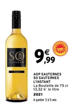 Aop Sauternes So Sauternes L'instant