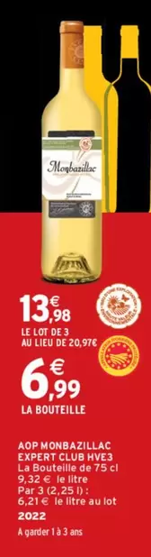 Expert Club - Esprit Club - Aop Monbazillac