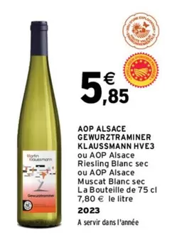 Aop Alsace Gewurztraminer Klaussmann Hve3