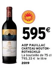 Aop Pauillac Chateau Mouton- Rothschild