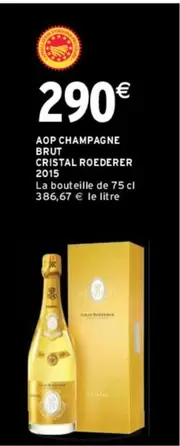 Brut - Aop Champagne  Cristal Roederer 2015