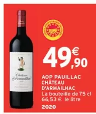 Château D'Armalhac - Aop Pauillac